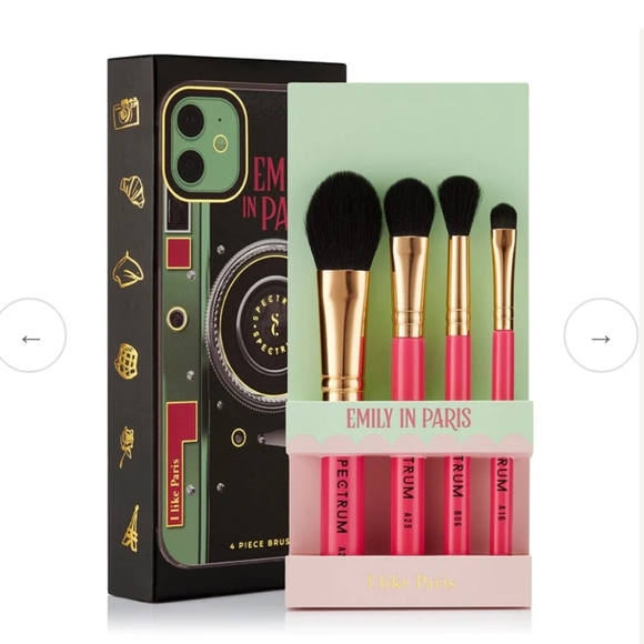 Spectrum Makeup New Spectrum Emily In Paris 4 Piece Travel Size